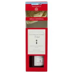 PROFUMALIA DIFFUSORE LIQUIDO CON STELO DI ROSA PER AMBIENTI FRAGRANZA MELA e CANNELLA 250 ML