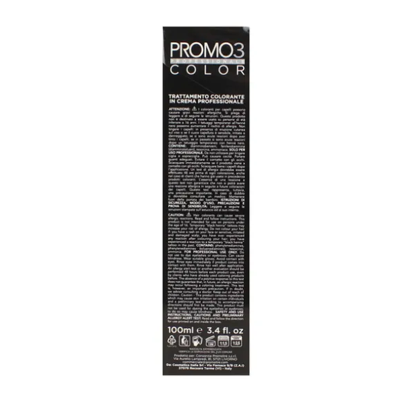 PROMO3 COLOR PROFESSIONALE NERO BLU 1,10 TUBO CREMA 100 ML