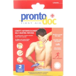 PRONTO DOC 2 CEROTTI RISCALDANTI MONOUSO CM.13x10 DURATA 8 ORE