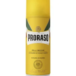 PRORASO SCHIUMA DA BARBA PELLI SECCHE CON BURRO DI CACAO E KARITE' 400 ML