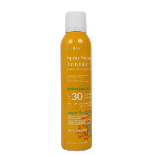 PUPA SOLARE SPRAY INVISIBILE CORPO, CAPELLI, CUOIO CAPELLUTO SPF30 200 ML
