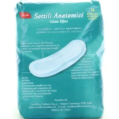 QUIK ASSORBENTI SOTTILE ANATOMICO RIPIEGATO 14 PZ.