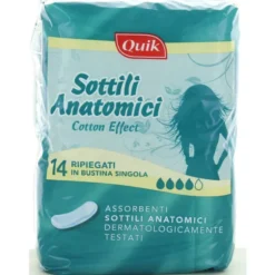 QUIK ASSORBENTI SOTTILE ANATOMICO RIPIEGATO 14 PZ.