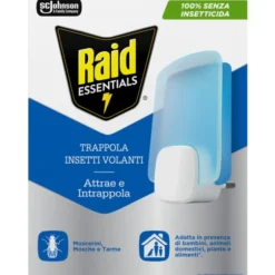 RAID ESSENTIALS TRAPPOLA INSETTI VOLANTI SENZA INSETTICIDA