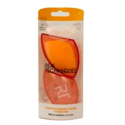 REAL TECHNIQUES MIRACLE COMPLEXION SPONGE+CASE - SPUGNETTA VISO+CUSTODIA PER LIQUIDI E CREME