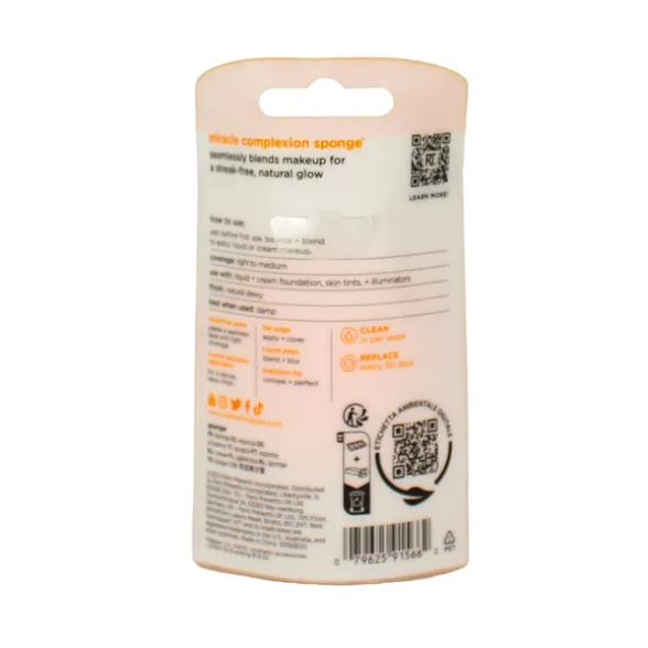 REAL TECHNIQUES MIRACLE COMPLEXION SPONGE - SPUGNETTA VISO PER LIQUIDI E CREME