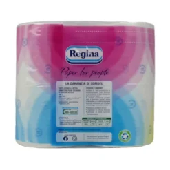 REGINA CARTA IGIENICA 4 ROTOLONI 2 VELI 500 STRAPPI