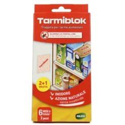 RELEVI TARMIBLOK TRAPPOLA FARFALLINE DEL CIBO FOGLIETTI 2+1 PEZZI