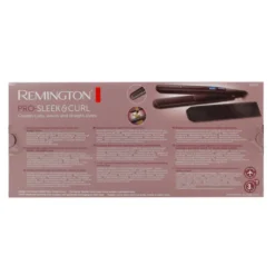 REMINGTON PRO SLEEK&CURL PIASTRA PER LISCIARE ED ARRICCIARE I CAPELLI