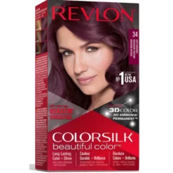 REVLON COLOR SILK 34 BORGOGNA INTENSO PERMANENTE SENZA AMMONICA