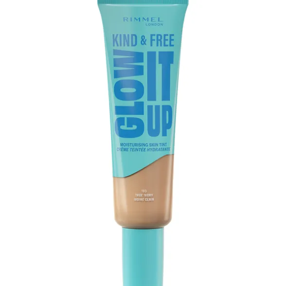 RIMMEL FONDOTINTA KIND&FREE GLOW IT UP N.103 TRUE IVORY