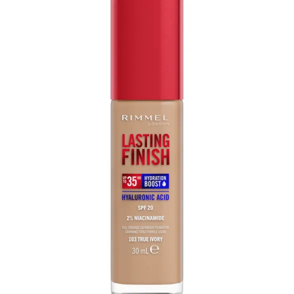 RIMMEL FONDOTINTA LIQUIDO LASTING FINISH 35 ON.103 TRUE IVORY