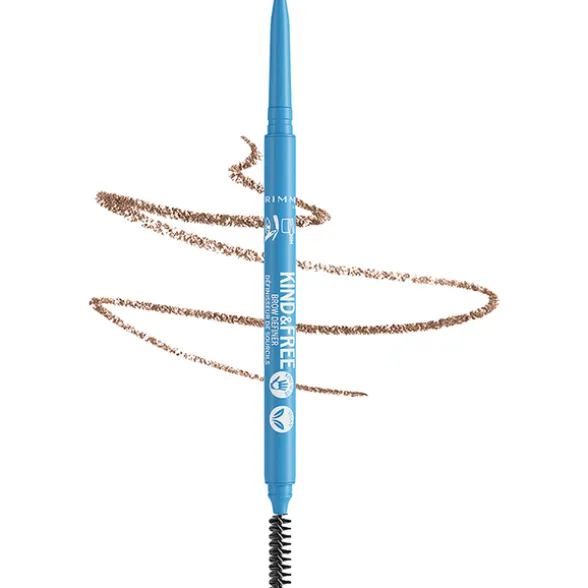 RIMMEL MATITA SOPRACCIGLIA KIND & FREE EYEBROW N.03 WARM BROWN