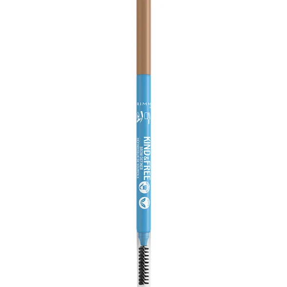 RIMMEL MATITA SOPRACCIGLIA KIND & FREE EYEBROW N.03 WARM BROWN