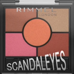 RIMMEL PALETTE OMBRETTI 5 PAN SCANDAL'EYES N.04 BURGUNGY PINK
