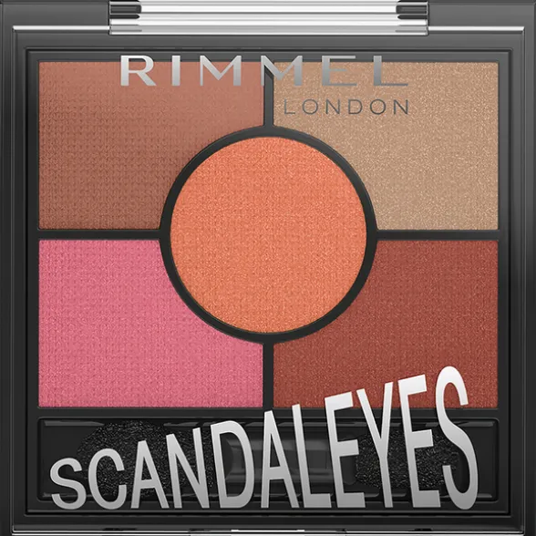 RIMMEL PALETTE OMBRETTI 5 PAN SCANDAL'EYES N.04 BURGUNGY PINK