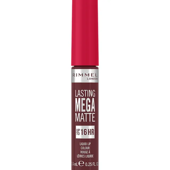 RIMMEL ROSSETTO LIQUIDO LASTING MEGA MATTE 16 ON.810 PLUM THIS SHOW