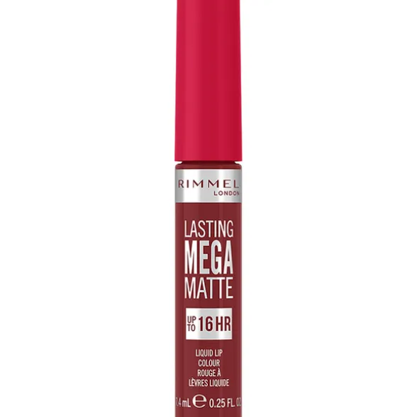 RIMMEL ROSSETTO LIQUIDO LASTING MEGA MATTE 16 ON.930 RUBY PASSION