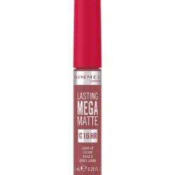 RIMMEL ROSSETTO LIQUIDO LASTING MEGA MATTE 16 ON.210 ROSE & SHINE