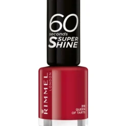 RIMMEL SMALTO 60 SECONDI SUPER SHINE N.315 QUEEN OF TARTS! (ROSSO CLASSICO)
