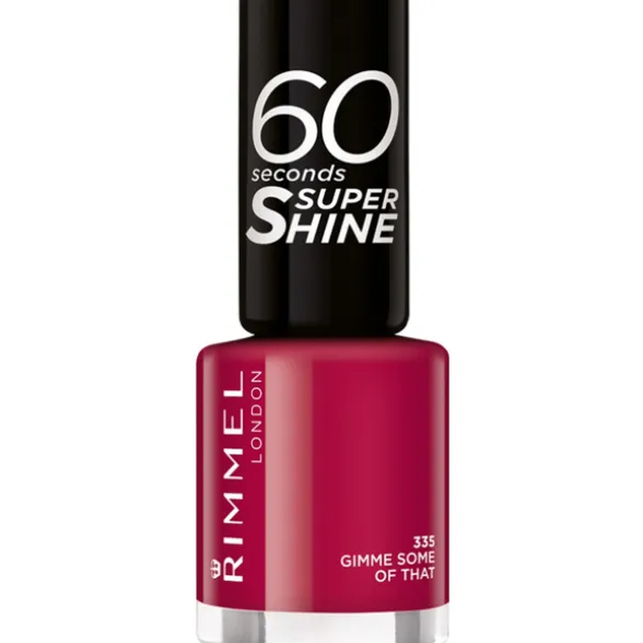 RIMMEL SMALTO 60 SECONDI SUPER SHINE N.335 GIMME SOME OF THAT (MAGENTA)