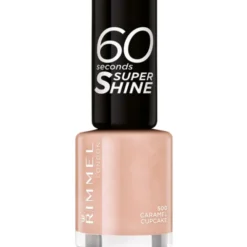 RIMMEL SMALTO 60 SECONDI SUPER SHINE N.500 CARAMEL CUPCAKE (NATURALE CREMA)