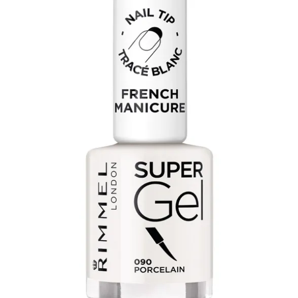 RIMMEL SMALTO SUPER GEL FRENCH MANICURE N.90 TIP WHITENER
