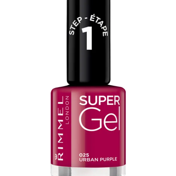 RIMMEL SMALTO SUPER GEL LUNGA DURATA N.25 URBAN PURPLE