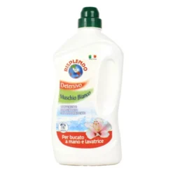 RISPLENDO DETERSIVO LIQUIDO BUCATO MANO e LAVATRICE MUSCHIO BIANCO 16 LAVAGGI 1 LT