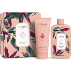 RITUENA DAMASCO IN FIORE COFANETTO IN LATTA SHOWER GEL 400 ML + BODY LOTION 200 ML