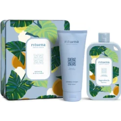 RITUENA ESTATE SICILIANA COFANETTO IN LATTA SHOWER GEL 400 ML + BODY LOTION 200 ML