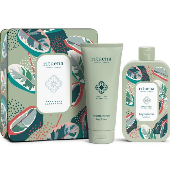 RITUENA INEBRIANTE MARRAKECH COFANETTO IN LATTA SHOWER GEL 400 ML + BODY LOTION 200 ML