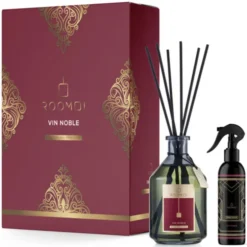ROOMOI COFANETTO VIN NOBLE; REED DIFFUSER 500 ML + SPRAY 200 ML + BASTONCINI
