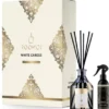 ROOMOI COFANETTO WHITE CARESS REED DIFFUSER 200 ML + SPRAY 100 ML + BASTONCINI