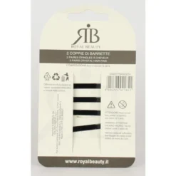 ROYAL BEAUTY 4 BARRETTE PER CAPELLI CON STRASS