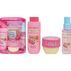 ROYAL BEAUTY BODY TRAVEL KIT FRAGOLA / CHEESECAKE