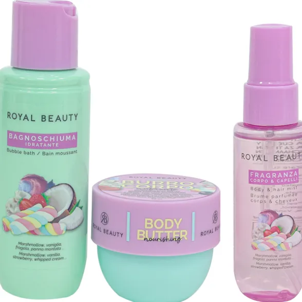 ROYAL BEAUTY BODY TRAVEL KIT MARSHMALLOW