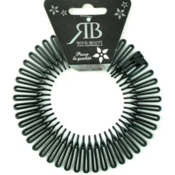ROYAL BEAUTY CERCHIETTO CAPELLI ZIG-ZAG NERO