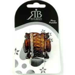 ROYAL BEAUTY COPPIA PINZE PICCOLE PER CAPELLI TARTARUGA