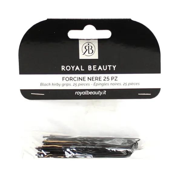ROYAL BEAUTY FORCINE NERE 25 PEZZI