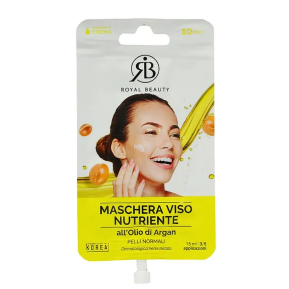 ROYAL BEAUTY MASCHERA VISO ALL'OLIO DI ARGAN MONODOSE