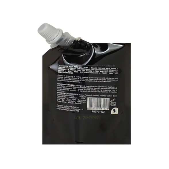 ROYAL BEAUTY MASCHERA VISO BUSTINA SQUEEZE BLACK