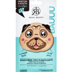 ROYAL BEAUTY MASCHERA VISO IN TESSUTO ANIMAL STYLE PURIFICANTE RB701081