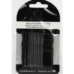 ROYAL BEAUTY MOLLETTE NERE PER CAPELLI 32 PEZZI