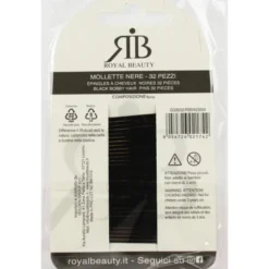 ROYAL BEAUTY MOLLETTE NERE PER CAPELLI 32 PEZZI
