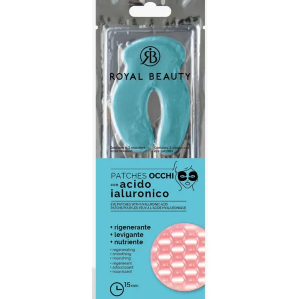 ROYAL BEAUTY PATCHES OCCHI C-SHAPE CON ACIDO IALURONICO