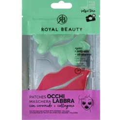 ROYAL BEAUTY PATCHES OCCHI E MASCHERA LABBRA AL COLLAGENE CON CERAMIDE