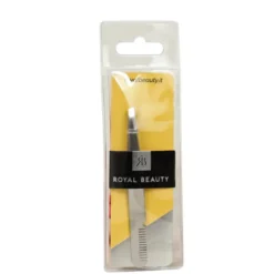 ROYAL BEAUTY PINZETTA CON PETTININO PER SOPRACIGLIA.