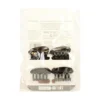 ROYAL BEAUTY PINZETTE PER CAPELLI NERA SET 4 PEZZI
