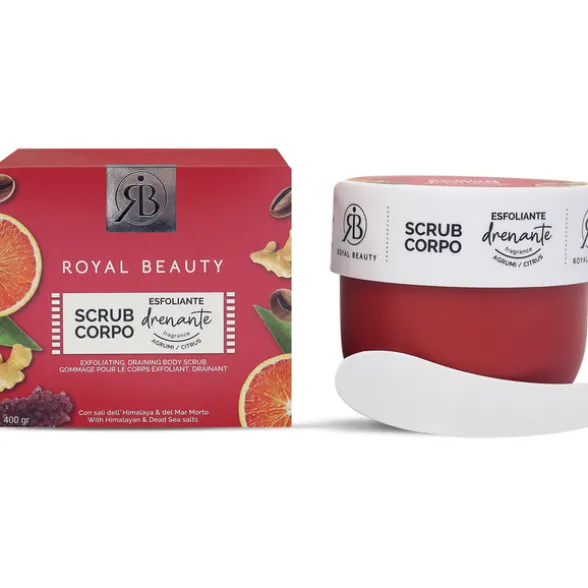 ROYAL BEAUTY SCRUB CORPO ESFOLIANTE DRENANTE FRAGRANZA AGRUMI 400 ML RB702054
